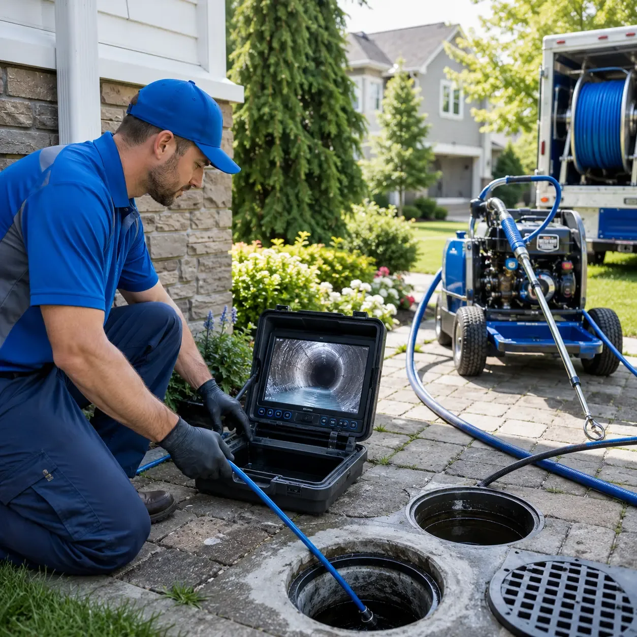 Outdoor drain cleaning professionals serving West Greene, AL